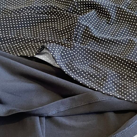 Lauren Ralph Lauren Women's Black Polka Dots Dress Fit & Flare Size Large - Picture 4 of 9